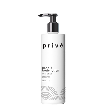 privé hand & body lotion 8 oz